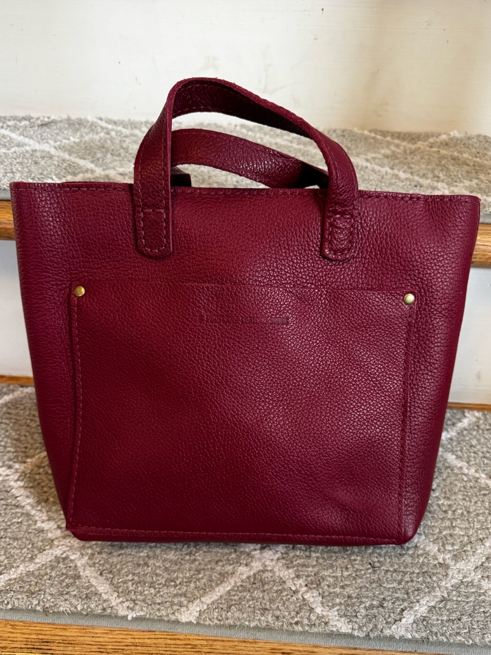 Portland Leather Goods Zip Mini Crossbody Tote